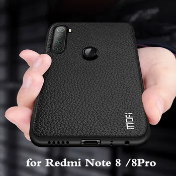 Pre Xiao Redmi Poznámka 8 puzdro pre Redmi Poznámka 8 Pro Prípade MOFi Silikónové Shockproof Prípade Note8 Capa 8pro PU Kožené Coque