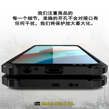 Pre Xiao Redmi Poznámka 9T Prípade Anti-knock Nárazníka Robustný Brnenie Silikónové Zadný Kryt Redmi Poznámka 9 T Pro Telefón Prípade Redmi Poznámka 9T 5G