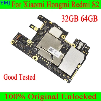 Pre Xiao RedMi S2 HongMi S2 Doske 32GB 64GB Rozoberať Odomknutý Doske Pre HongMi S2 RedMi S2 Logic Board Doska