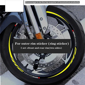 Pre ZONTE 310x motocyklové príslušenstvo náboj kolesa nálepky, nepremokavé, reflexné rim osobné okraj Kotúča