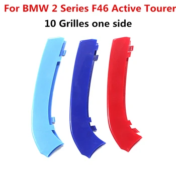 Prednej maske Výbava Grily Pokrytie Výkonu Nálepky Na BMW 2 Série Active Tourer F46 218i 220i 2016 2017 3D M 10 Mriežky