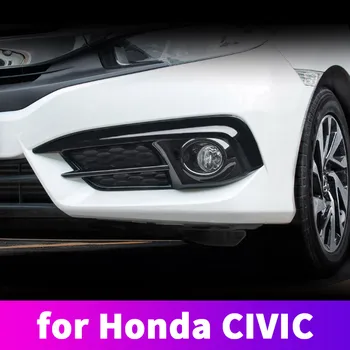 Predné hmlové ľahký rám, zadný nárazník, zadné hmlové svetlo kryt rámu, upravené auto príslušenstvo Pre Honda Civic 10. 2016 2017 2018