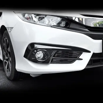 Predné hmlové ľahký rám, zadný nárazník, zadné hmlové svetlo kryt rámu, upravené auto príslušenstvo Pre Honda Civic 10. 2016 2017 2018