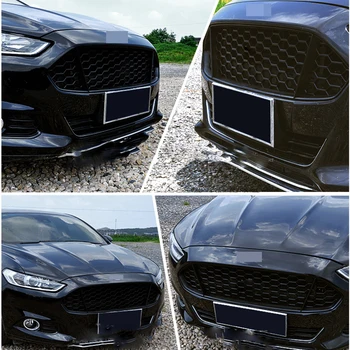 Predný Nárazník Racing Mriežka Pre Ford Fusion Mondeo 2013 2016 Rámu Honeycomb Oka Kryt Čierny Auto Styling