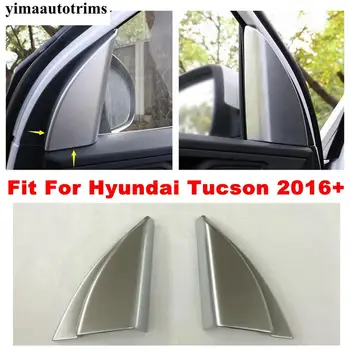 Predný Trojuholník Pilier Stereo Reproduktor, Audio Reproduktor Zvuk Rám Dekorácie ABS Kryt Výbava Pre Hyundai Tucson 2016 - 2020