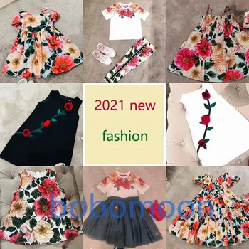 Predpredaj 2021 Nové Jarné Letné Dievčenské Šaty Flower Girl Šaty Deti Šaty pre Dievčatá, Veľkoobchod Oblečenie