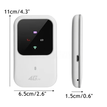 Prenosné 4G LTE, WIFI Router 150Mbps Širokopásmové Mobilné Hotspot SIM Odomknutá, Wifi Modem 2.4 G Bezdrôtového Smerovača