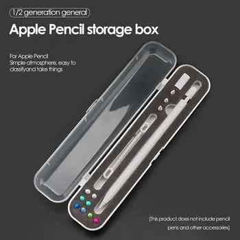 Prenosné Apple Ceruzka Úložný Box Pre Apple Ceruzka 1nd Gen Prípade Pevný Kryt Ceruzka Príslušenstvo Pre Apple Ceruzka 2. Plastový kufrík