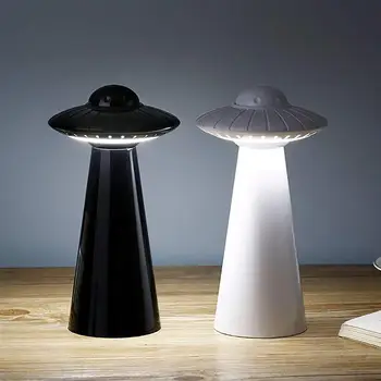 Prenosné Biela 5W UFO Dizajn USB Nabíjateľné LED stolná Lampa Stmievateľné Čítanie bez Blikania Svetelného Светодиодная настольная лампа