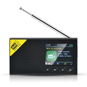 Prenosné Bluetooth Digitálne Rádio DAB/DAB+ a FM Prijímač Nabíjateľná Rádio 270B