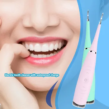 Prenosné Elektrické Sonická Zubná Odstraňovač Zubného Cleaner Zubár Bielenie Zubov Zdravie Hygiena Biela Starostlivosti Dropshipping