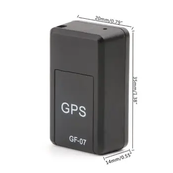 Prenosné GF-07 mini GPS prístroj real-time locator magnetické enhanced locator anti-theft auto, motocykel