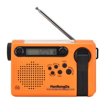Prenosné HRD-900 Solárne nabíjanie Full Band Rádio pre Outdoorové potreby na Kempovanie Turistika FM AM Baterka Power Bank Multifunkčné Radiogram