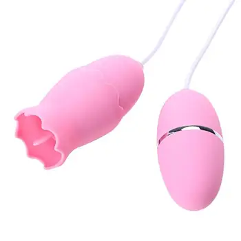 Prenosné Káblové Usb Nabíjanie Vibračné Vajíčka pre Ženy Stimulátor Klitorisu Jazyk Lízať Bradavky Ženskej Pošvy Masturbator Sexuálne Hračky