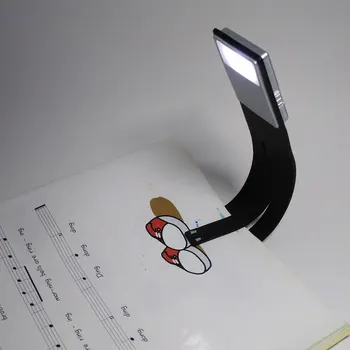 Prenosné LED Čítania Knihy Svetlo S Odnímateľnou Pružný Klip USB Nabíjateľné Svietidlo Pre eBook Notebook Čitateľov LED Svetlo Knihy