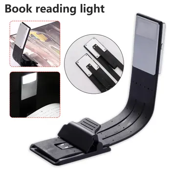Prenosné LED Čítania Knihy Svetlo S Odnímateľnou Pružný Klip USB Nabíjateľné Svietidlo Pre eBook Notebook Čitateľov LED Svetlo Knihy