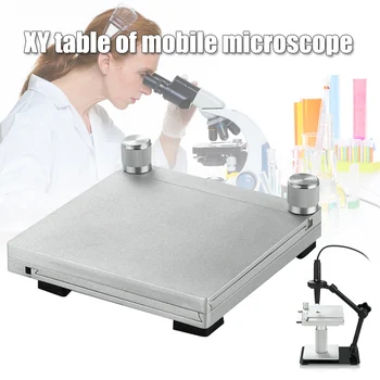 Prenosné Mikroskopom Stojan Zliatiny Nastaviteľné Digitálny Mikroskop Držiak Desktop Platform XY Zadarmo Proces 40 mm PUO88