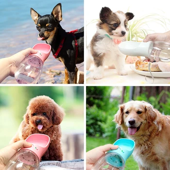 Prenosné Psa Fľaša Na Vodu Pre Malé Veľké Psy Cestovné Šteňa Mačka Pitnej Misy Vonkajšie Pet Zásobník Vody Feeder Pet Produkt