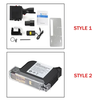 Prenosné Tlačiarne Štítok Atramentové QR Printet USB 110-220V Automatické Kódovanie Stroj Dátum anglický Smart Encoder LED Dotykový Displej