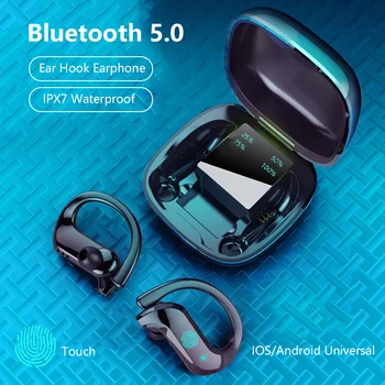 Prenosné TWS Bezdrôtové Bluetooth Slúchadlá Športové Nepremokavé Bezdrôtové Slúchadlá Touch Ovládania Slúchadlá Tws Slúchadlá Slúchadlá