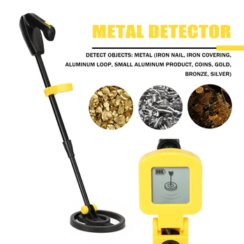Prenosný Detektor Kovov Podzemných Pokladov Zlata Detecto Nálezcovi Azyl DIY Strieborné Šperky, Hľadač Kovov Finder s Zvukový Alarm