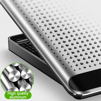 Prenosný Herný Notebook Cooler Dva USB, 18-Palcové Veľké Veľkosti Notebooku, Chladiace Podložky Rýchlosť/Výškovo Nastaviteľné Prenosný Stojan Pre Notebook