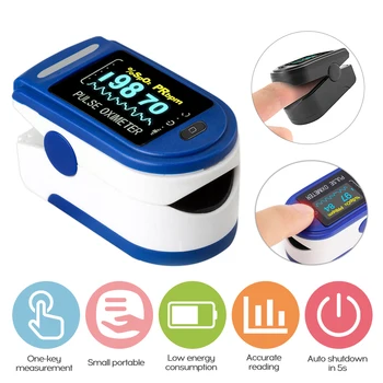 Prenosný, Profesionálny Prst Oximeter Digitálne Prst Pulzný Oximeter OLED Kyslíka v Krvi, Srdcovej frekvencie Zdravie Diagnostický Monitor Nástroj
