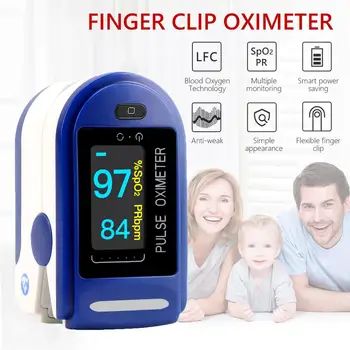 Prenosný, Profesionálny Prst Oximeter Digitálne Prst Pulzný Oximeter OLED Kyslíka v Krvi, Srdcovej frekvencie Zdravie Diagnostický Monitor Nástroj