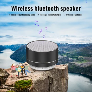 Prenosný Reproduktor Bluetooth Vonkajšie Bezdrôtové Hudby Reproduktorov Subwoofer Športové Stereo Zvuk, Podpora TF Kariet Prenosné Basy