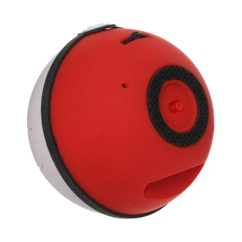 Prenosný reproduktor Pokeboll mini, 3 W, Bluetooth / MicroSD / FM, 600 mAh, červená 5402347