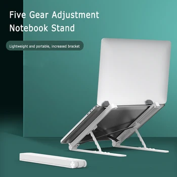 Prenosný Stojan Pre MacBook Pro Notebook Stojan Nastaviteľné Skladací Plastový Stojan Tabletu Držiak Prenosný Držiak Na Notebook