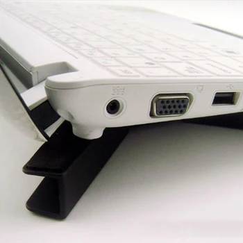 Prenosný Stôl Podpora Dual Chladiaci Ventilátor Prenosný Počítač Stojan Skladacia USB, Stojan, Držiak, Čierne