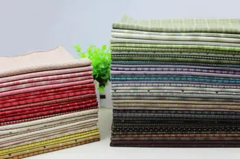 Priadza-farbené textílie 25*24 HOBBY Ručné patchwork deky 20 Rôznych štýl bavlna vidieku Prúžok