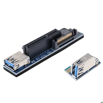 Pridať Na Kartu PCI Express USB 3.0 Adapter Navyšoval Extender PCIE Stúpačky Karta, USB 3.0, PCI-E SATA PCI E Stúpačky PCI Express X1, aby X4 Slot