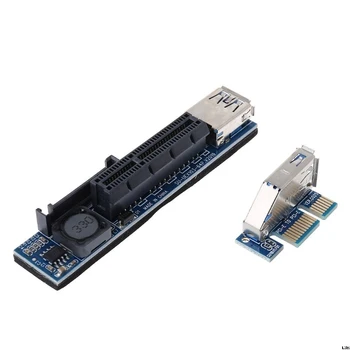 Pridať Na Kartu PCI Express USB 3.0 Adapter Navyšoval Extender PCIE Stúpačky Karta, USB 3.0, PCI-E SATA PCI E Stúpačky PCI Express X1, aby X4 Slot