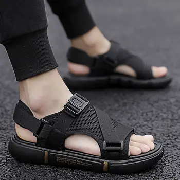 Priedušná oka vzduchu sandále pre človeka bežné papuče nový príchod 2020 človeka športové sandále chlapec obuv pre voľný čas