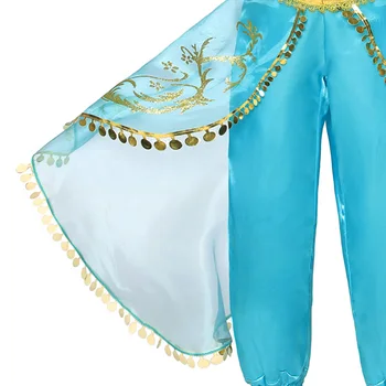 Princezná Šaty pre Baby Girl Dress Up Jasmine Elsa Anna Šaty Deti Arabského Kostým Princezná Dievča Karneval Narodeninovej Party Kostým