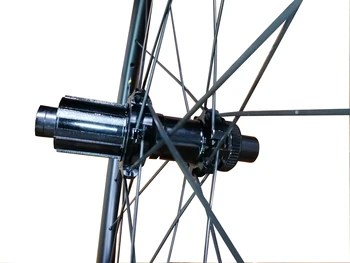 Prispôsobený logo Full carbon road kotúčové brzdy na bicykli požičovňa kolesá center lock 142*12 38mm/50/60/88 s logom k dispozícii