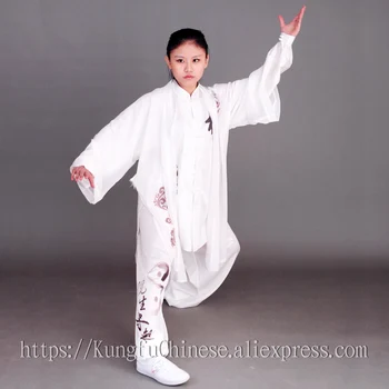 Prispôsobiť Čínsky Tai chi oblečenie kungfu jednotné Bojových umení oblečenie wushu odev šatka pre ženy, mužov chlapec dievča deti deti