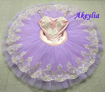 Profesionálne Balet Tutus Ružová fialová Velvet Klasické Palacinky Tutu Dospelých Kostýmy Burgundsko Ženy Balet Tutu Fáze Kostým