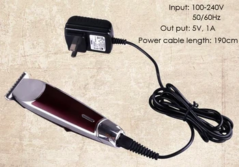 Profesionálne Elektrické Hair Clipper Ocele Čepeľ Nabíjateľná Vlasov Zastrihávač pre Mužov Salon Presnosťou 0,1 mm Holenie Účes Stroj