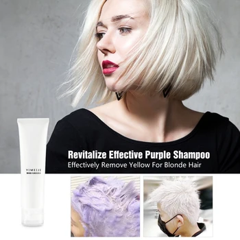 Profesionálne Revitalizovať Účinné Fialová Šampón Pre Blond Vlasy Na Blond Odfarbené Zvýraznené Šampón Odstrániť Žltá