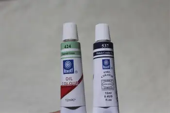 Profesionálne Značky Olejové Farby Plátno Pigment Umelecké potreby Akrylových Farieb Každej Skúmavky Kreslenie 12 ML 24 Nastaviť Farby