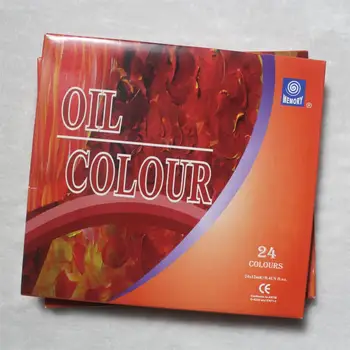 Profesionálne Značky Olejové Farby Plátno Pigment Umelecké potreby Akrylových Farieb Každej Skúmavky Kreslenie 12 ML 24 Nastaviť Farby