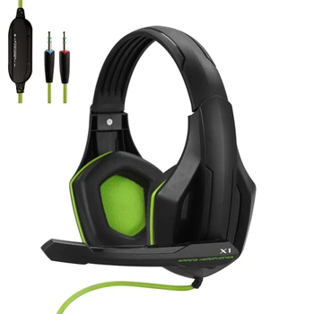 Profesionálny Hráč pre Slúchadlá, Super Bass Over-ear Počítač Herný Headset s Mikrofónom, Stereo Káblové Slúchadlá pre PC, Xbox PS4