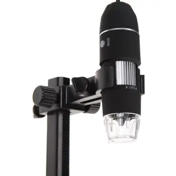 Profesionálny USB Digitálny Mikroskop 1000X 8 LED 2MP Elektronický Mikroskop Endoskopu Zoom Kamery zväčšovacie sklo S Výťahom Stojan