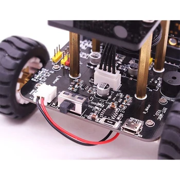 Programovanie Hračky Robot Smart Auto Starter Kit pre BBC Micro:bit Microbit Kódovanie Robotiky KMEŇOVÝCH Nastaviť pre Deti na Učenie Python