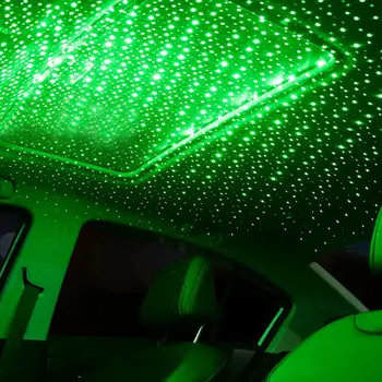 Projektor Auto Atmosféru svetla USB Noc Malé Prenosné 0.2 Nastaviteľné
