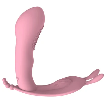 Prostaty hračka Nohavičky Vibrátor Motýľ Nositeľné Dildo Vibrátor G-Spot Klitorálny Stimulátor Vagianl Masér sexetoys