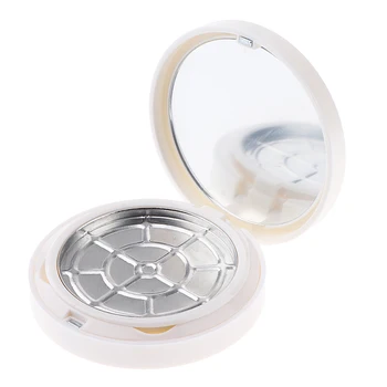 Prázdne Jar Banku tvoria pressed Powder Kozmetické Úložný Kontajner Tin Portable Multi-purpose make-up Hrniec s make-up Zrkadlom